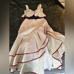 Alexis cropped top and skirt matching set. Price for set is $125